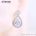 90969 xuping fashion jewelry 2018 china trending products silver color bijuteria women cubic zirconia earrings